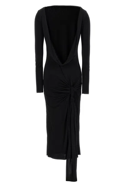 Shop Versace Women La Vacanza Capsule Long Dress In Black