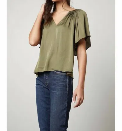VELVET BY GRAHAM & SPENCER LARSA TOP IN ALPINE 