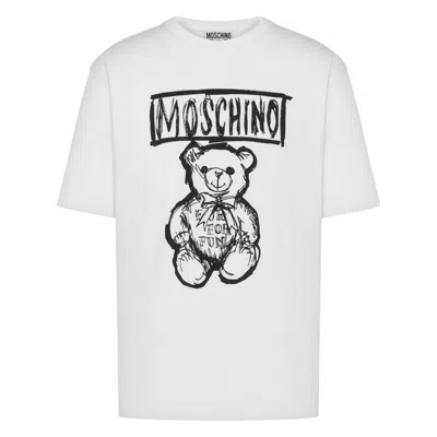 Moschino 'teddy Bear Print T In White