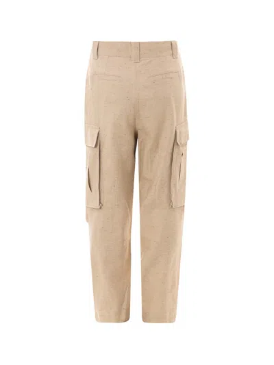 Shop The Silted Company Trouser In Beige
