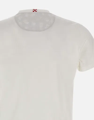 Shop Mc2 Saint Barth Lemon Tea White Cotton T Shirt