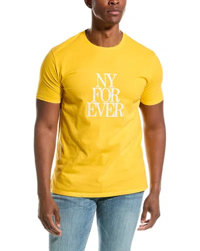 Shop Alex Mill Ny Forever T-shirt In Yellow