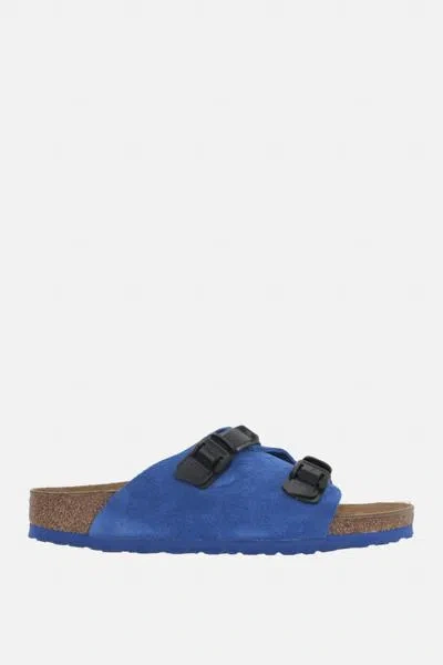 Shop Birkenstock Sandals In Ultra Blue