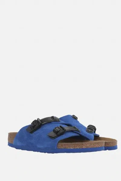 Shop Birkenstock Sandals In Ultra Blue