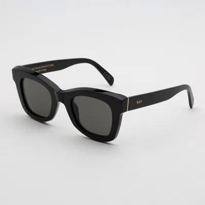 Retrosuperfuture Cat Eye Frame Sunglasses In Black