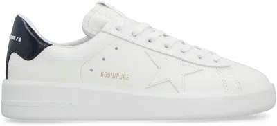 Shop Golden Goose Pure New Leather Sneakers In White