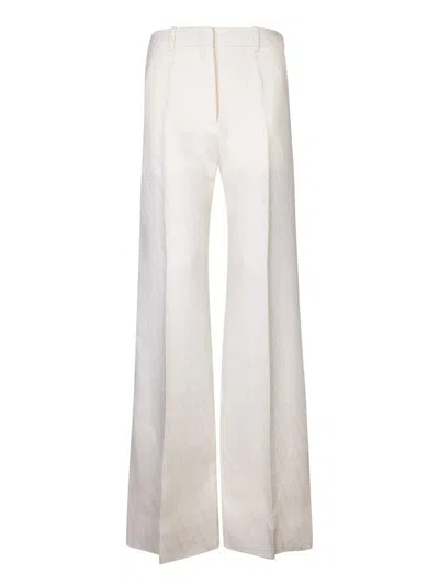 Valentino Garavani Trousers In White