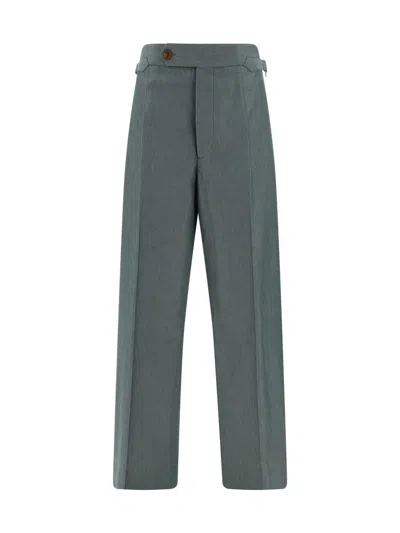 Shop Vivienne Westwood Pants In Green Melange