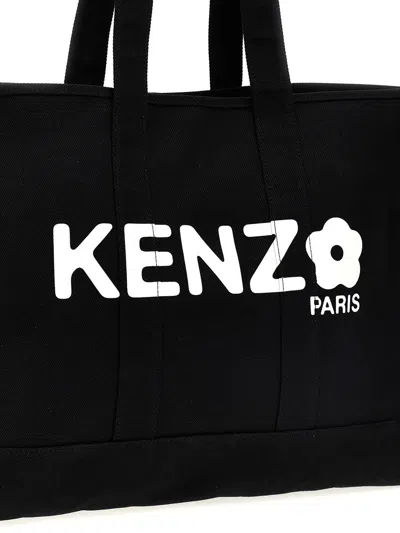 Kenzo Utility Shopping Bag In White/black