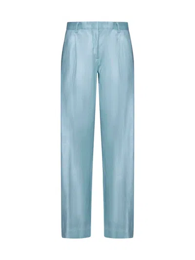 Shop Lardini Classic Trouser In Azzurro