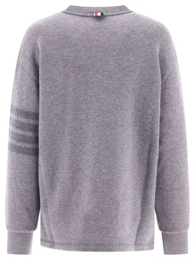 Shop Thom Browne Sweatshirts In Grey