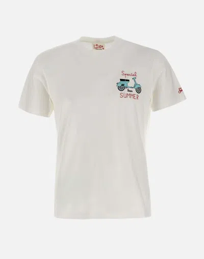 Shop Mc2 Saint Barth T-shirts And Polos In White
