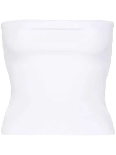 Shop Wardrobe.nyc Bandeau Top In White
