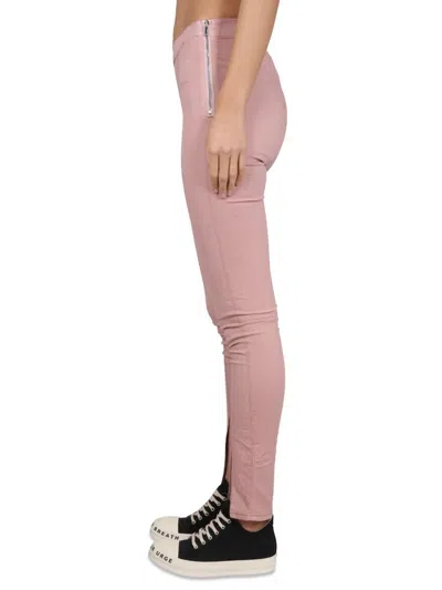 Rick Owens Drkshdw Denim Leggings In Pink