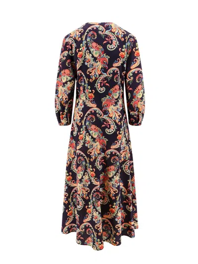 Shop Etro Dress In Multicolor