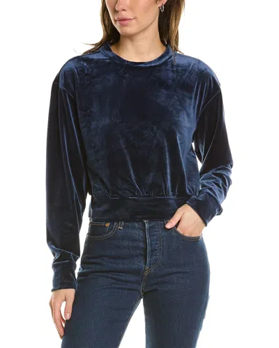 Shop Noize Edith Crew Neck Sweater In Blue