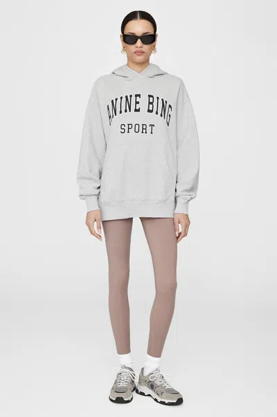Anine Bing Blake Legging In Washed Iron In Brown