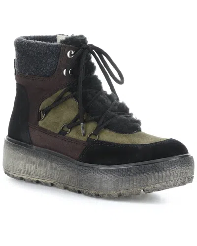 Shop Bos. & Co. Ideal Waterproof Suede & Leather Boot In Black