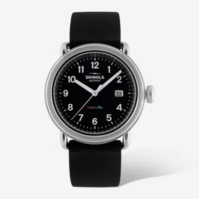 Shinola Detrola Unisex Prism Break S0120230578 Black Dial Watch In Silver