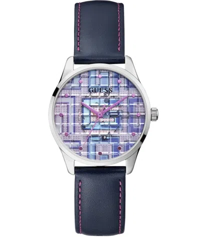 Guess Blue Leather Watch