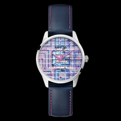 Guess Blue Leather Watch