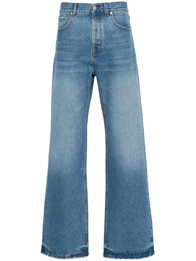 Shop Jacquemus Pants In Bluetabac