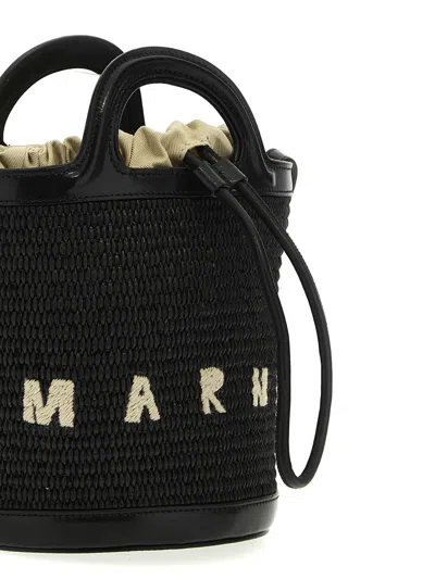 Shop Marni 'tropicalia' Crossbody Bag Small In Black