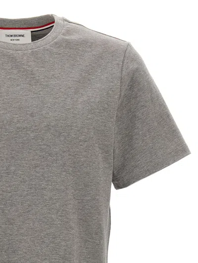 Shop Thom Browne 'relaxed' T-shirt In Gray