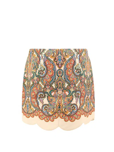 Shop Zimmermann Skirt In Multicolor