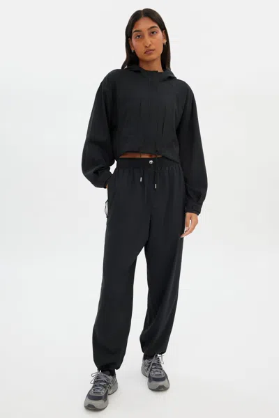 Girlfriend Collective Black Amy Adjustable Pant
