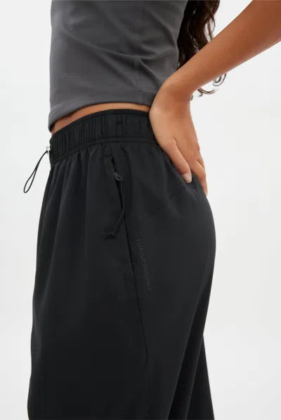 Girlfriend Collective Black Amy Adjustable Pant
