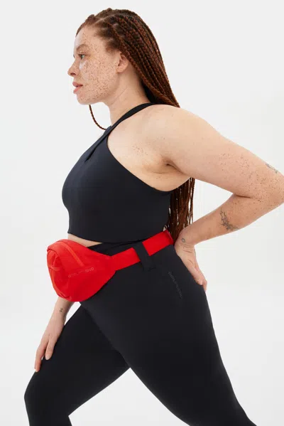 Girlfriend Collective Black Compressive Belt Loop Legging