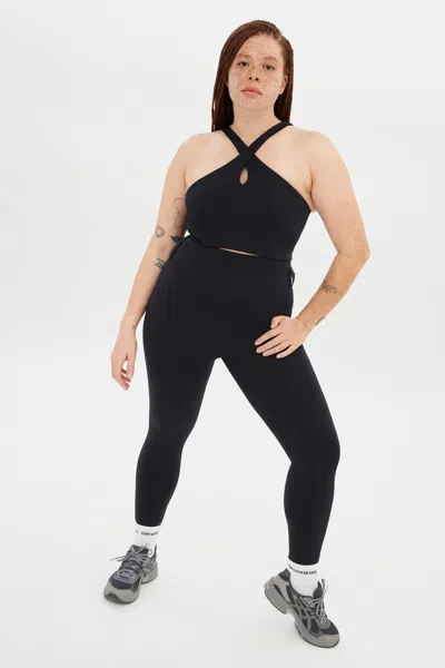 Girlfriend Collective Black Compressive Belt Loop Legging