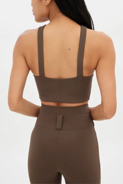 Girlfriend Collective Café Becca X Neck Bra
