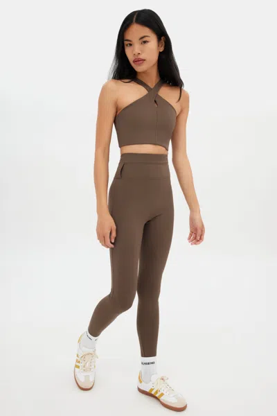 Girlfriend Collective Café Compressive Belt Loop Legging