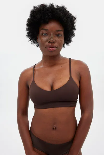 Girlfriend Collective Clove V Neck Bralette