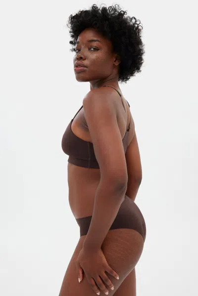 Girlfriend Collective Clove V Neck Bralette