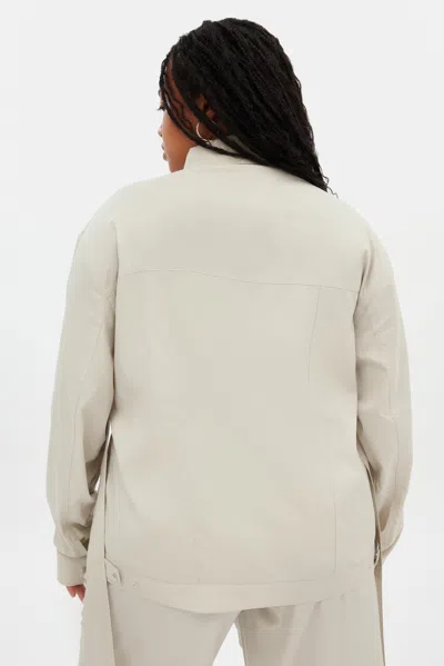 Girlfriend Collective Marble Wendy Tie Shacket