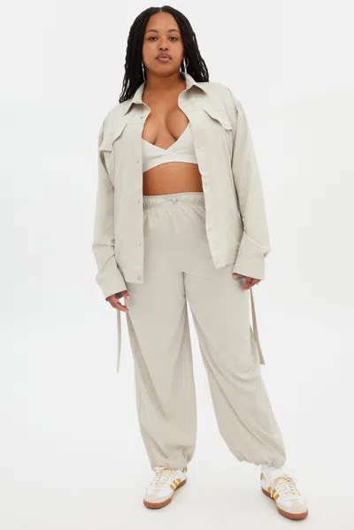Girlfriend Collective Marble Wendy Tie Shacket