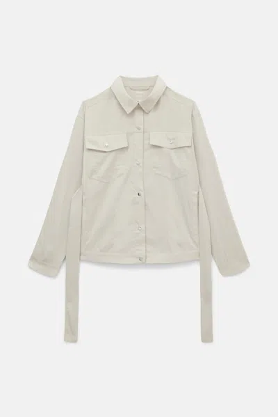 Girlfriend Collective Marble Wendy Tie Shacket
