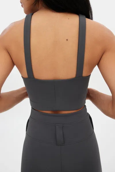 Girlfriend Collective Moon Becca X Neck Bra
