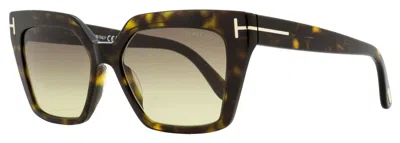 Tom Ford Women's Winona Polarized Sunglasses Tf1030 52h Dark Havana 53mm In Multi