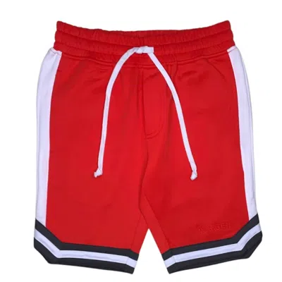 Karter Collection Men's Pull-on Short In Red In Red
