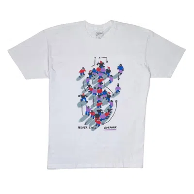 Outrank Men's Never Still T Shirt In White In White