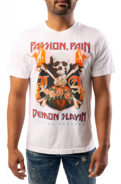 Lifted Anchors Men's Cudder Tee In White In White