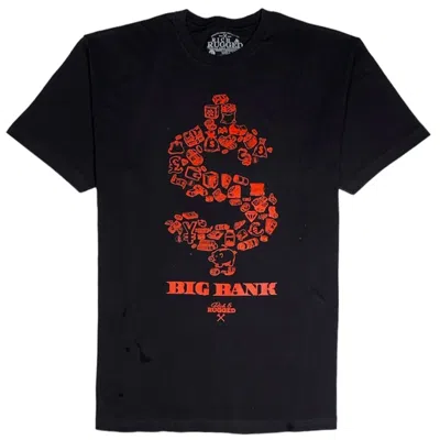 Rich & Rugged Apparel Men's Big Bank T-shirt In Black In Black