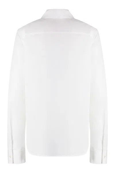 Jil Sander "oversized Shirt With Double In White