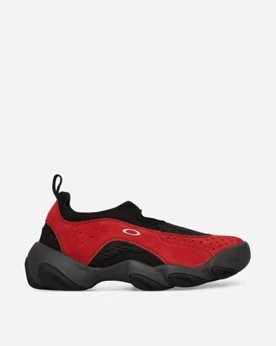 Oakley Factory Team Flesh Suede Sneakers In Red
