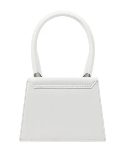 Jacquemus Women's Le Chiquito Moyen Leather Bag In White