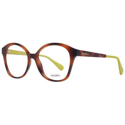 Max & Co Ladies' Spectacle Frame Max&co Mo5020 54052 Gbby2 In Brown
